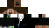 Minecraft skin texture, 64x32 legacy pixels