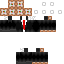 Minecraft skin texture, 64x64 pixels