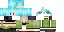 Minecraft skin texture, 64x32 legacy pixels