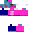 Minecraft skin texture, 64x64 pixels