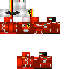 Minecraft skin texture, 64x64 pixels