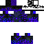 Minecraft skin texture, 64x64 pixels