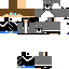 Minecraft skin texture, 64x64 pixels