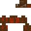 Minecraft skin texture, 64x64 pixels