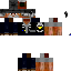 Minecraft skin texture, 64x64 pixels