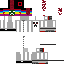 Minecraft skin texture, 64x64 pixels