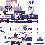 Minecraft skin texture, 64x64 pixels
