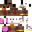 Minecraft skin texture, 64x64 pixels