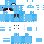 Minecraft skin texture, 64x64 pixels