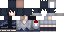 Minecraft skin texture, 64x32 legacy pixels