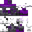 Minecraft skin texture, 64x64 pixels