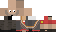 Minecraft skin texture, 64x32 legacy pixels
