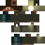 Minecraft skin texture, 64x64 pixels