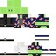 Minecraft skin texture, 64x64 pixels
