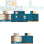 Minecraft skin texture, 64x64 pixels