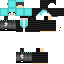 Minecraft skin texture, 64x64 pixels