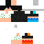 Minecraft skin texture, 64x64 pixels