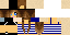 Minecraft skin texture, 64x32 legacy pixels