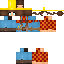 Minecraft skin texture, 64x64 pixels