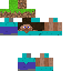 Minecraft skin texture, 64x64 pixels