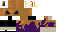 Minecraft skin texture, 64x32 legacy pixels