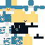 Minecraft skin texture, 64x64 pixels