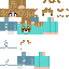 Minecraft skin texture, 64x64 pixels
