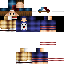 Minecraft skin texture, 64x64 pixels