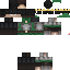 Minecraft skin texture, 64x64 pixels