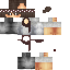 Minecraft skin texture, 64x64 pixels