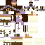 Minecraft skin texture, 64x64 pixels