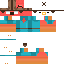 Minecraft skin texture, 64x64 pixels