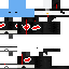 Minecraft skin texture, 64x64 pixels