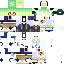 Minecraft skin texture, 64x64 pixels