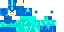 Minecraft skin texture, 64x32 legacy pixels