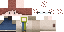 Minecraft skin texture, 64x32 legacy pixels
