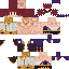 Minecraft skin texture, 64x64 pixels