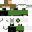 Minecraft skin texture, 64x64 pixels