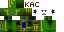 Minecraft skin texture, 64x32 legacy pixels