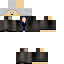 Minecraft skin texture, 64x64 pixels
