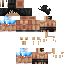 Minecraft skin texture, 64x64 pixels