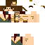 Minecraft skin texture, 64x64 pixels