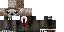 Minecraft skin texture, 64x32 legacy pixels