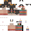 Minecraft skin texture, 64x64 pixels