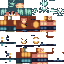 Minecraft skin texture, 64x64 pixels