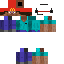 Minecraft skin texture, 64x64 pixels