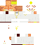 Minecraft skin texture, 64x64 pixels