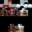 Minecraft skin texture, 64x64 pixels