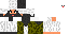 Minecraft skin texture, 64x32 legacy pixels