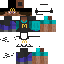 Minecraft skin texture, 64x64 pixels